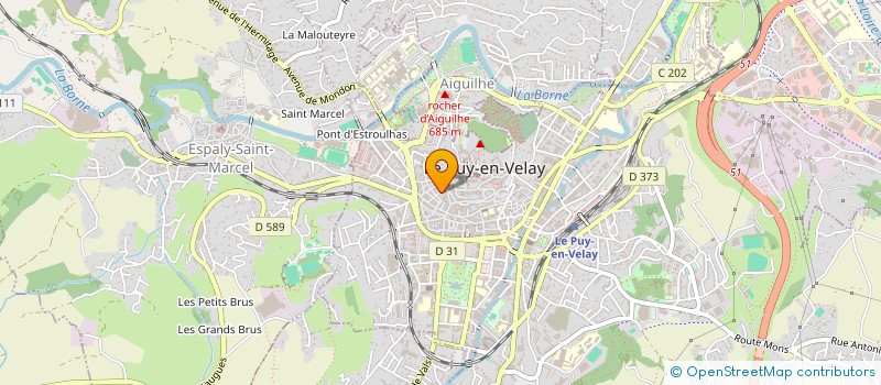 localisation de l'entreprise ASSOCIATION AMICALE DE LA PIZZA VELLAVE  LE PUY-EN-VELAY