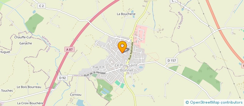 localisation de l'entreprise ASSOCIATION AMICALE DE LA POLICE à CHOLET
