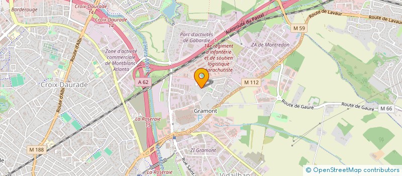 localisation de l'entreprise ASSOCIATION AMICALE DE LA RESIDENCE DE GRAMONTLES HAUTS DE GRAMONT à TOULOUSE