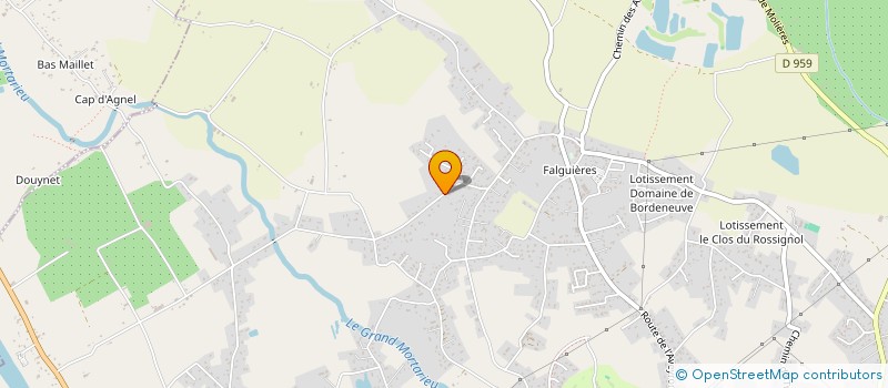 localisation de l'entreprise ASSOCIATION AMICALE DES ANCIENS COMBATTANTS DE FALGUIERES  MONTAUBAN