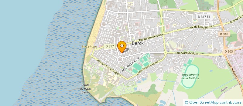 localisation de l'entreprise ASSOCIATION AMICALE DES ANCIENS COMBATTANTS ET VCTIMES DE GUERRE DE BERCK ET ENVIRON  BERCK