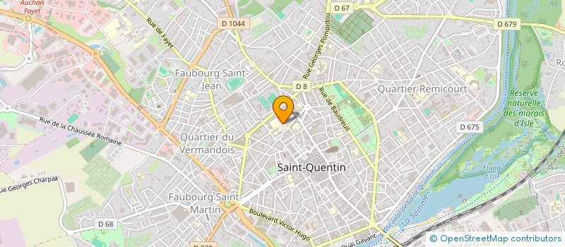 localisation de l'entreprise ASSOCIATION AMICALE DES ANCIENS ET ANCIENNES ELEVES DU COLLEGE ET DU LYCEE HENRI MARTIN DE SAINT-QUENTIN à SAINT-QUENTIN