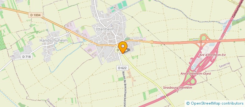 localisation de l'entreprise ASSOCIATION AMICALE DES ANCIENS SAPEURS POMPIERS D'ITTENHEIM  ITTENHEIM