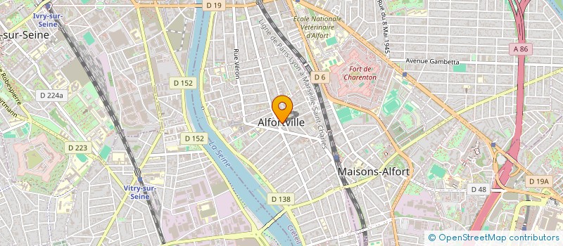 localisation de l'entreprise ASSOCIATION AMICALE DES ARTISTES D'ALFORTVILLE à ALFORTVILLE