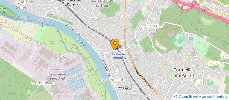 localisation de l'entreprise ASSOCIATION AMICALE DES BEAUX ARTS DE LA FRETTE SUR SEINE à LA FRETTE-SUR-SEINE
