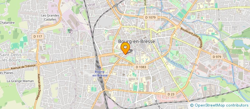 localisation de l'entreprise ASSOCIATION AMICALE DES CONSEILLERS GENERAUX DE L'AIN à BOURG-EN-BRESSE