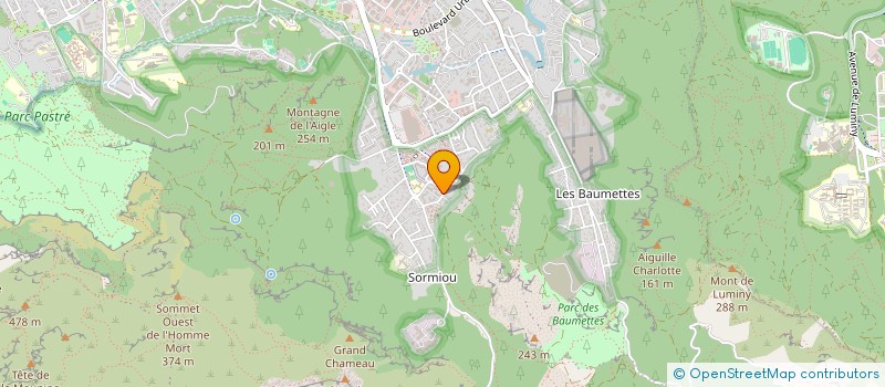 localisation de l'entreprise ASSOCIATION AMICALE DES LOCATAIRES DES CALANQUES à MARSEILLE