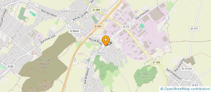 localisation de l'entreprise ASSOCIATION AMICALE DES MEDAILLES DU TRAVAIL DE RUITZ  RUITZ