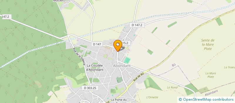 localisation de l'entreprise ASSOCIATION AMICALE DES PARENTS D'ELEVES D'ABONDANT à ABONDANT