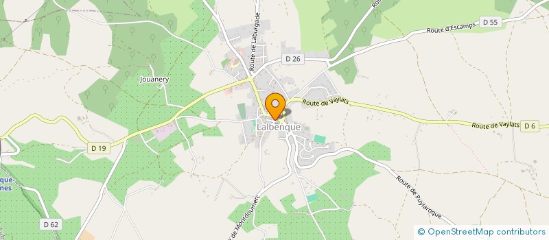 localisation de l'entreprise ASSOCIATION AMICALE DES RETRAITES  MONTDOUMERC