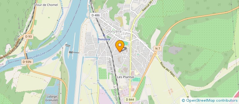 localisation de l'entreprise ASSOCIATION AMICALE DES SAPEURS POMPIERS  LES GRANGES GONTARDES