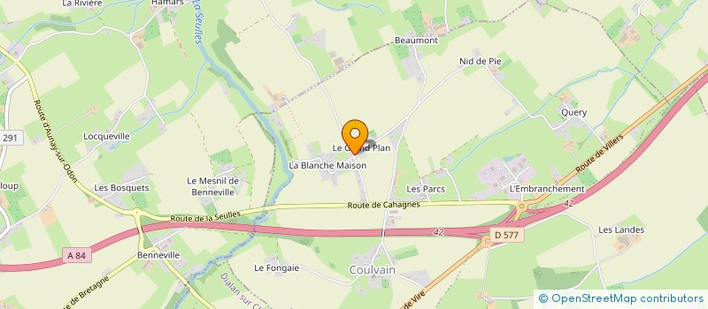 localisation de l'entreprise ASSOCIATION AMICALE DES SAPEURS POMPIERS DE SAINT MARTIN DES BESACES  SOULEUVRE EN BOCAGE