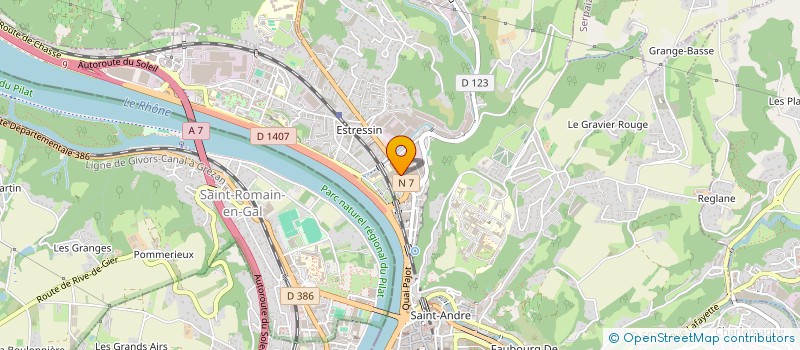 localisation de l'entreprise ASSOCIATION AMICALE DES SAPEURS-POMPIERS DE VIENNE à VIENNE