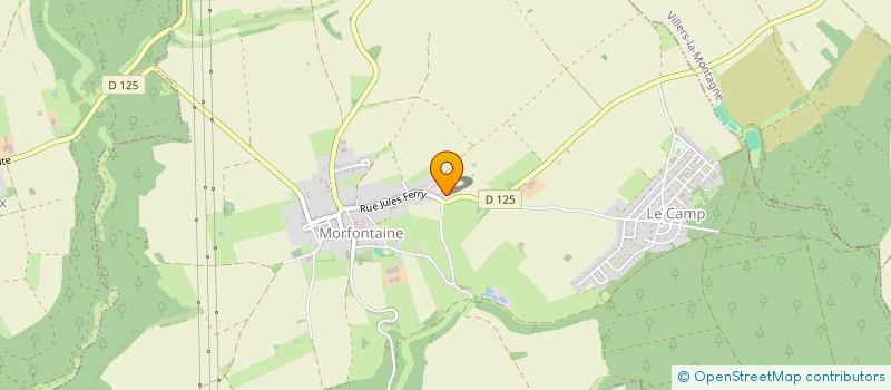 localisation de l'entreprise ASSOCIATION AMICALE DU PERSONNEL DU S.M.T.O.M DE VILLERUPT  VILLERS-LA-MONTAGNE