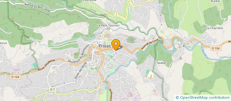 localisation de l'entreprise ASSOCIATION AMICALE ET SPORTIVE DE LA POLICE DE PRIVAS à PRIVAS
