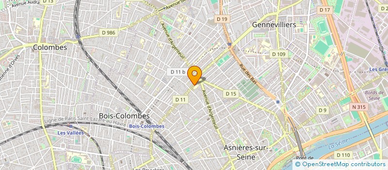 localisation de l'entreprise ASSOCIATION AMICALE FRANCE-CHINE  ASNIERES-SUR-SEINE