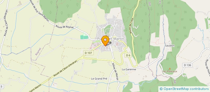 localisation de l'entreprise ASSOCIATION AMICALE LAIQUE à PUY-SAINT-MARTIN