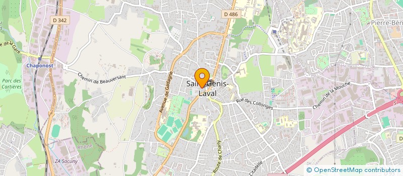 localisation de l'entreprise ASSOCIATION AMICALE LAIQUE à SAINT-GENIS-LAVAL