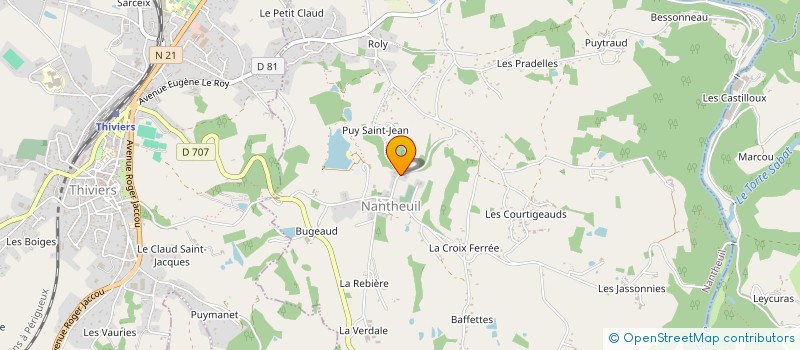 localisation de l'entreprise ASSOCIATION AMICALE LAIQUE DE CHALAIS à CHALAIS