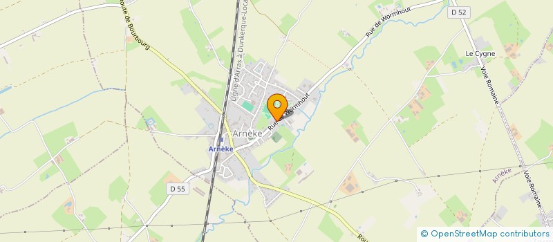 localisation de l'entreprise ASSOCIATION AMICALE LAIQUE PARENTS D'ELEVES ET ANCIENS ELEVES DES ECOLES COMMUNALES D'ARNEKE  ARNEKE