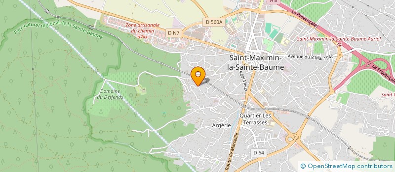 localisation de l'entreprise ASSOCIATION AMICALE MUSULMANE DE SAINT MAXIMIN à SAINT-MAXIMIN-LA-SAINTE-BAUME