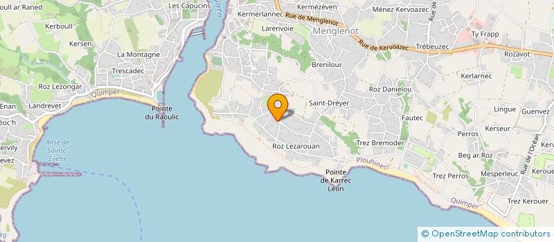 localisation de l'entreprise ASSOCIATION AMICALE POUR LA SAUVEGARDE DU RED AR MOR  PLOUHINEC