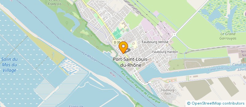 localisation de l'entreprise ASSOCIATION AMICALE SAPEURS POMPIERS à PORT-SAINT-LOUIS-DU-RHONE