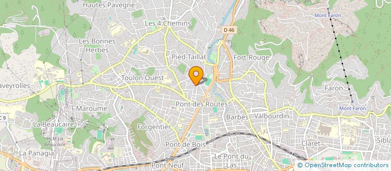 localisation de l'entreprise ASSOCIATION AMIGAZETTE 83  TOULON