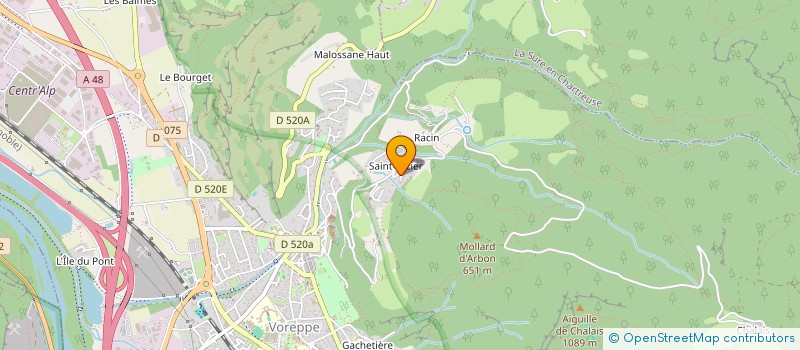 localisation de l'entreprise ASSOCIATION AMIS DE CHALAIS  VOREPPE