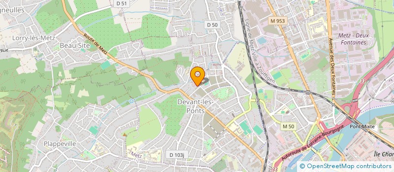 localisation de l'entreprise ASSOCIATION AMIS DE LA MUSIQUE  JOUY-AUX-ARCHES