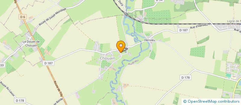 localisation de l'entreprise ASSOCIATION AMIS DES COTEAUX  CHOUAIN