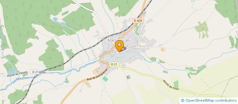 localisation de l'entreprise ASSOCIATION AMIS DU VIETNAM  MARTIGNY-LES-BAINS