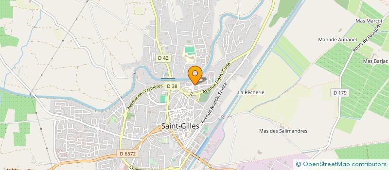 localisation de l'entreprise ASSOCIATION AMIS ECOLE LAFORET à SAINT-GILLES