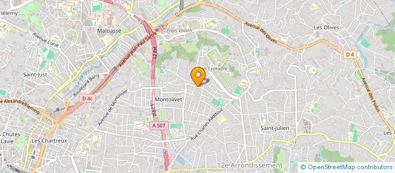 localisation de l'entreprise ASSOCIATION AMIS ORGUE DE MONTOLIVET à MARSEILLE