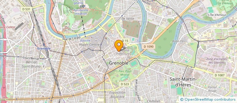 localisation de l'entreprise ASSOCIATION AMIS ORGUE ET MUSIQUE DE EGLISE REFORMEE DE FRANCE A GRENOBLE à GRENOBLE