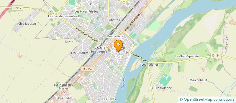 localisation de l'entreprise ASSOCIATION AMIS ORGUES à BEAUGENCY
