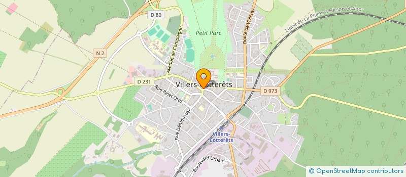 localisation de l'entreprise ASSOCIATION AMIS RVM VILLERS COTTERETS à VILLERS-COTTERETS