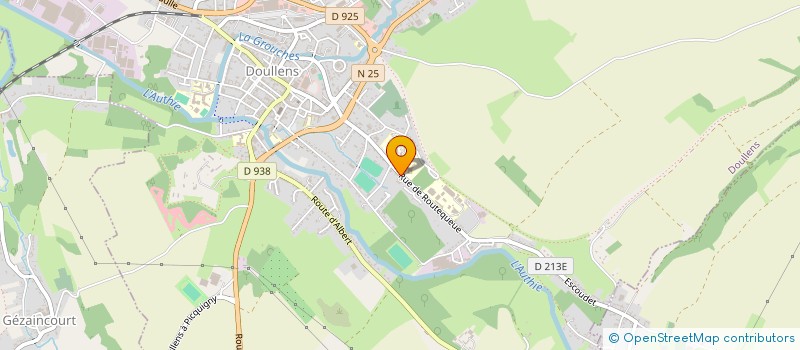 localisation de l'entreprise ASSOCIATION AMITIE ET ENTRAIDE à DOULLENS