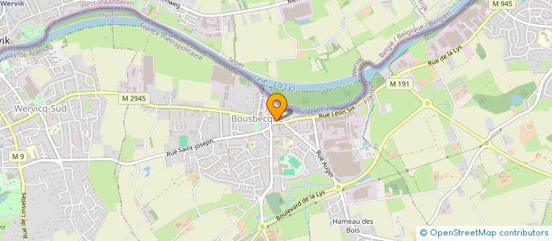 localisation de l'entreprise ASSOCIATION AMITIE ET TROISIEME AGE  BOUSBECQUE