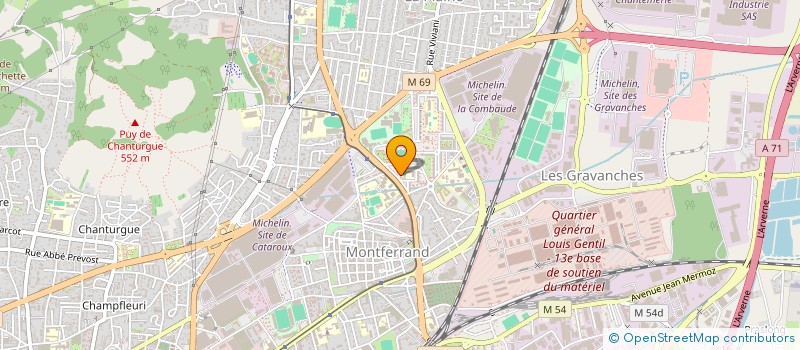 localisation de l'entreprise ASSOCIATION AMITIE FRANCO TUNISIENNE D AUVERGNE  CLERMONT-FERRAND