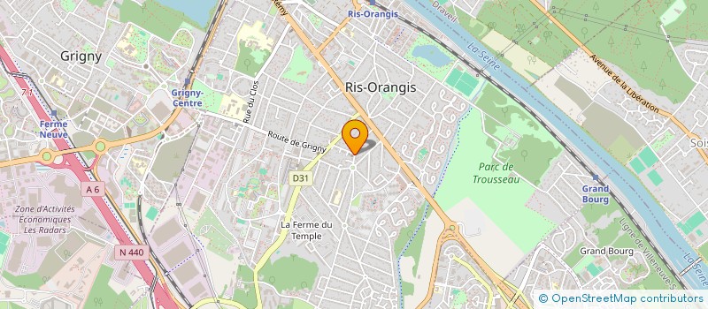 localisation de l'entreprise ASSOCIATION AMITIE JUDEO MUSULMANE D'ALSACE LORRAINE à RIS-ORANGIS