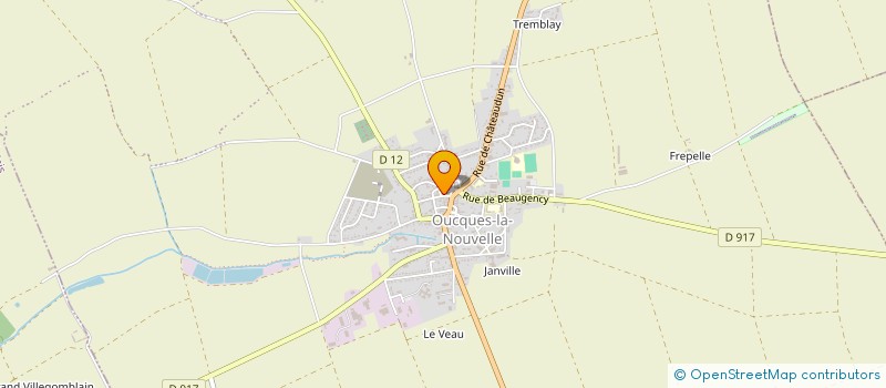 localisation de l'entreprise ASSOCIATION AMITIE OUCQUOISE  OUCQUES LA NOUVELLE