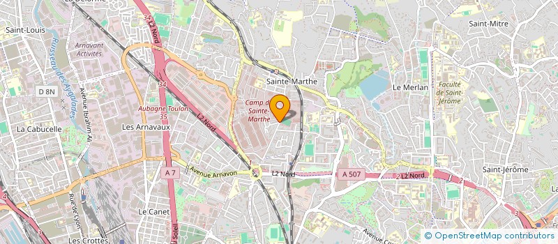 localisation de l'entreprise ASSOCIATION AMOUR ET SOLIDARITE à MARSEILLE