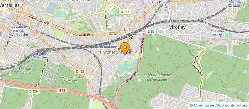 localisation de l'entreprise ASSOCIATION ANACROUSE à VERSAILLES