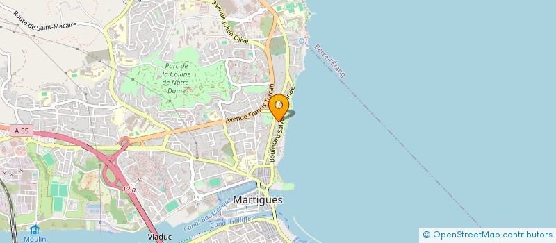 localisation de l'entreprise ASSOCIATION ANANDA  MARTIGUES