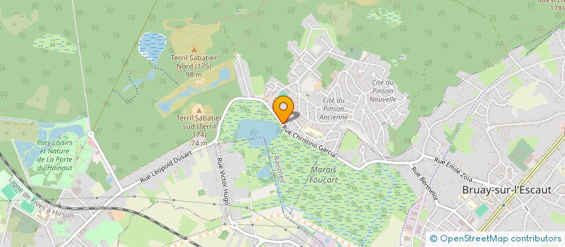 localisation de l'entreprise ASSOCIATION ANATOLE FRANCE  RAISMES