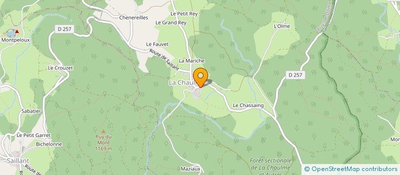 localisation de l'entreprise ASSOCIATION ANCIENS D A F N  SAINT-ANTHEME