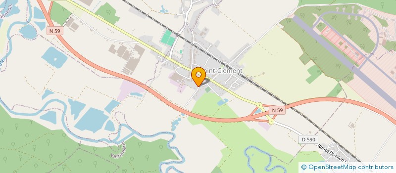 localisation de l'entreprise ASSOCIATION ANCIENS PRISONNIER GUERRE  SAINT-CLEMENT