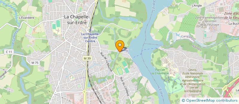 localisation de l'entreprise ASSOCIATION ANCRE  CHAPELLE-SUR-ERDRE (LA)