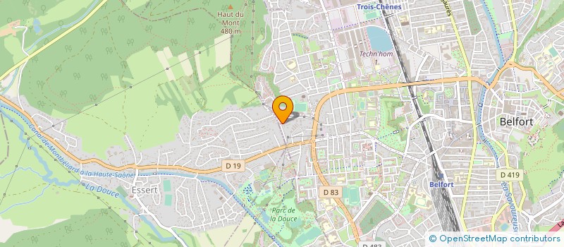 localisation de l'entreprise ASSOCIATION ANDES FERTILES  BELFORT